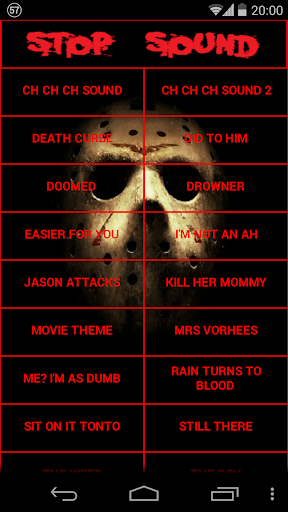 Friday the 13th Soundboard