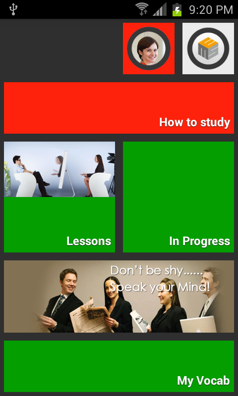 Android application Real English Advanced Vol.2 screenshort