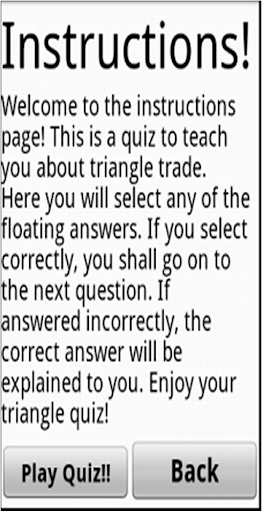 Triangle Trade Quiz
