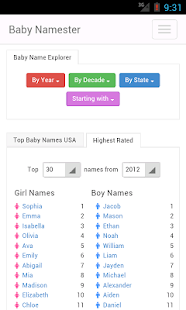 Lastest Baby Namester APK for PC