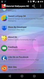 Material Wallpapers HD by Ruvee Apps Store poster 2