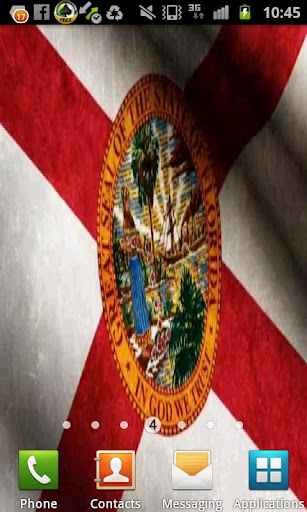 【免費個人化App】Florida Flag Live Wallpaper-APP點子