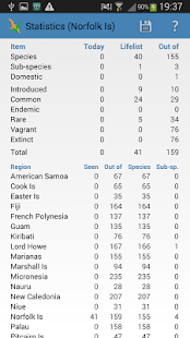 Pacific Is Birding Checklist Screenshots 4