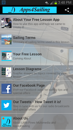 Apps4 Sailing - Lesson 7