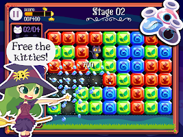 Magic Cats - Cute Kitty Match-3 Puzzle Free Game screenshot