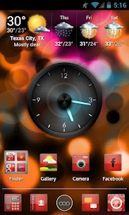 Free Download ImagineHD Red Apex/Nova Theme APK for Android