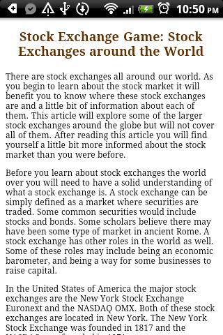 【免費財經App】Stock Exchange.-APP點子