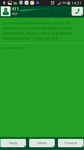 GO SMS Green Stars Screenshots 9