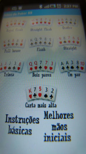 Mãos de Poker BR