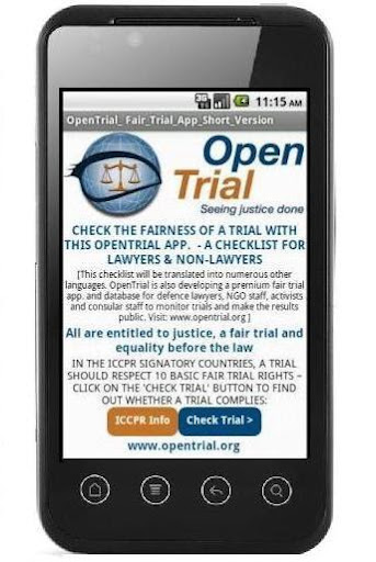 OpenTrial Short Fair Trial App