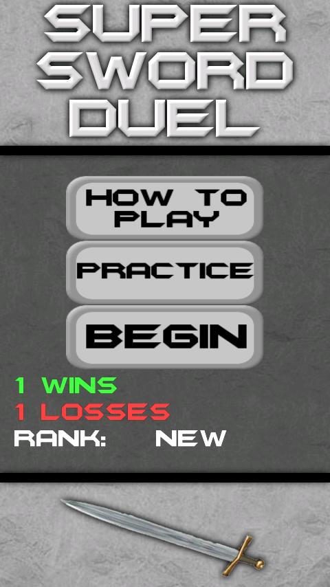Android application Super Sword Duel screenshort