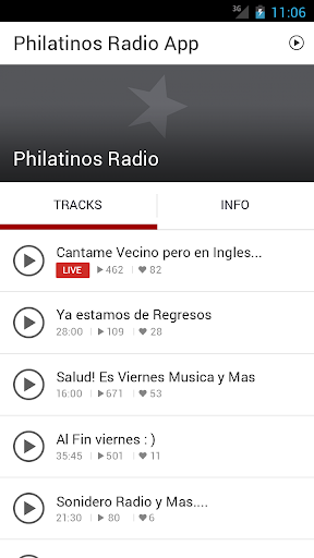 Philatinos Radio App