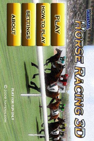 Android application Virtual Horse Racing 3D screenshort