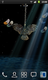 3D Owl Pendant Live Wallpaper Screenshots 5