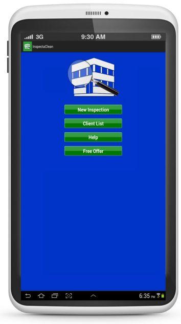 Android application InspectaClean screenshort