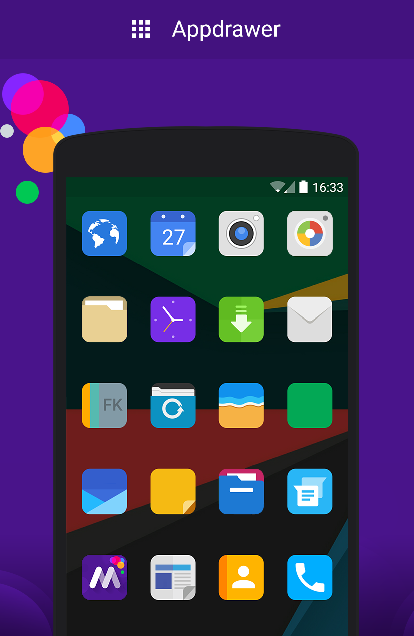 Morena - Flat Icon Pack Screen 2