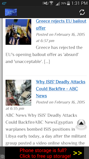 News Reader App for Android