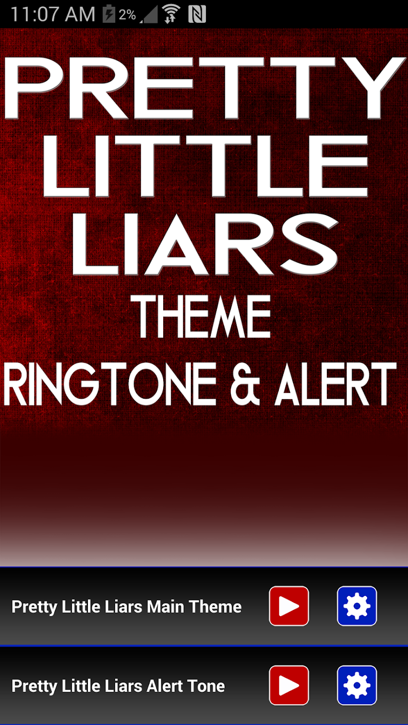 Pretty Little Liars Ringtone Screen 1