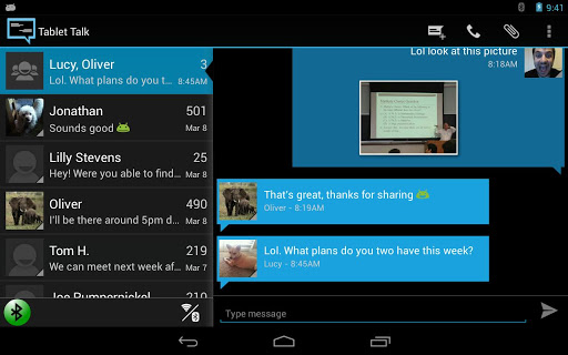 SimpleBlue Theme - Tablet Talk