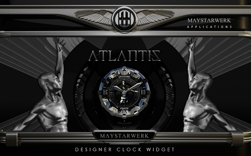 【免費個人化App】Clock Widget Atlantis-APP點子