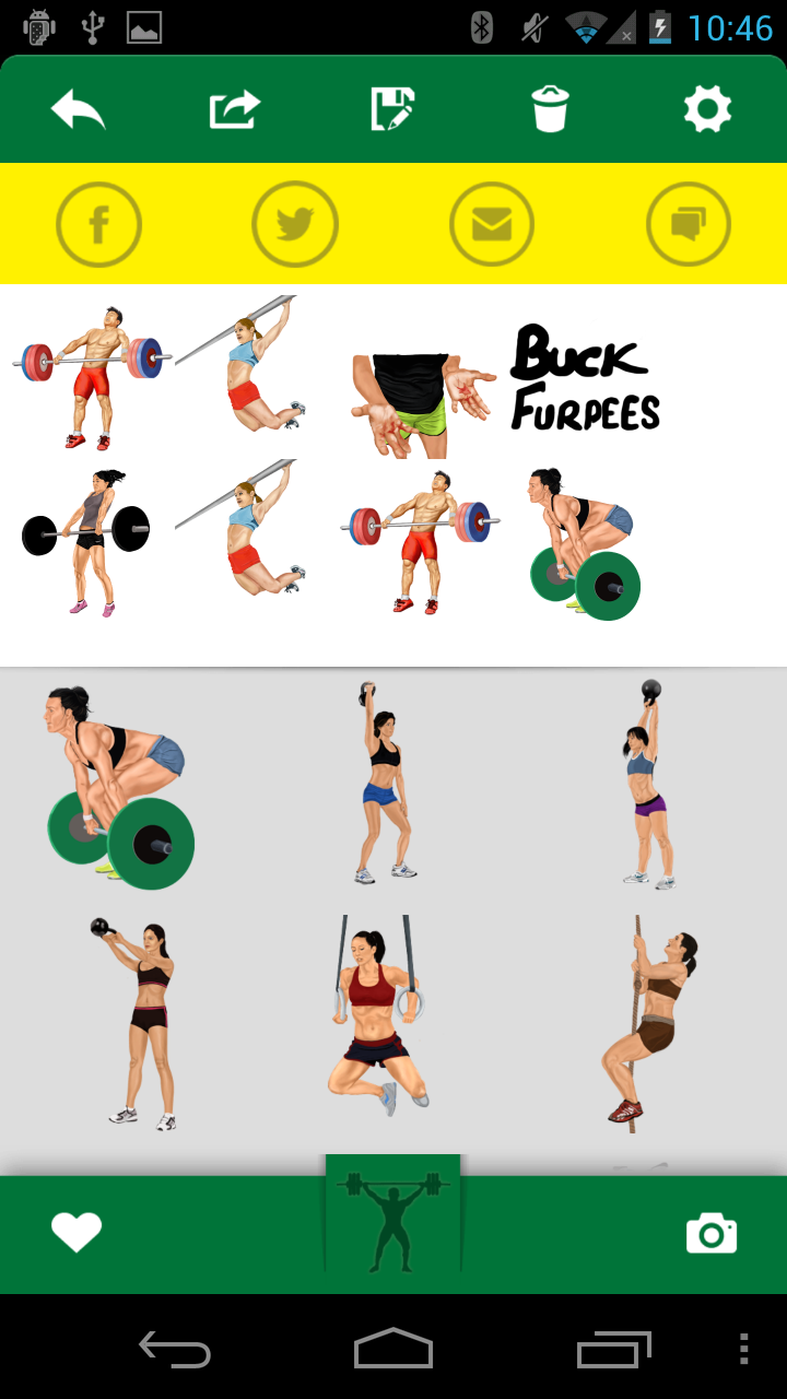 Fitmojis Screen 2