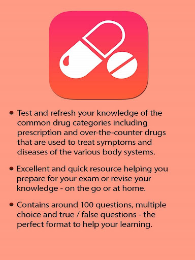 Drug Classifications Quiz