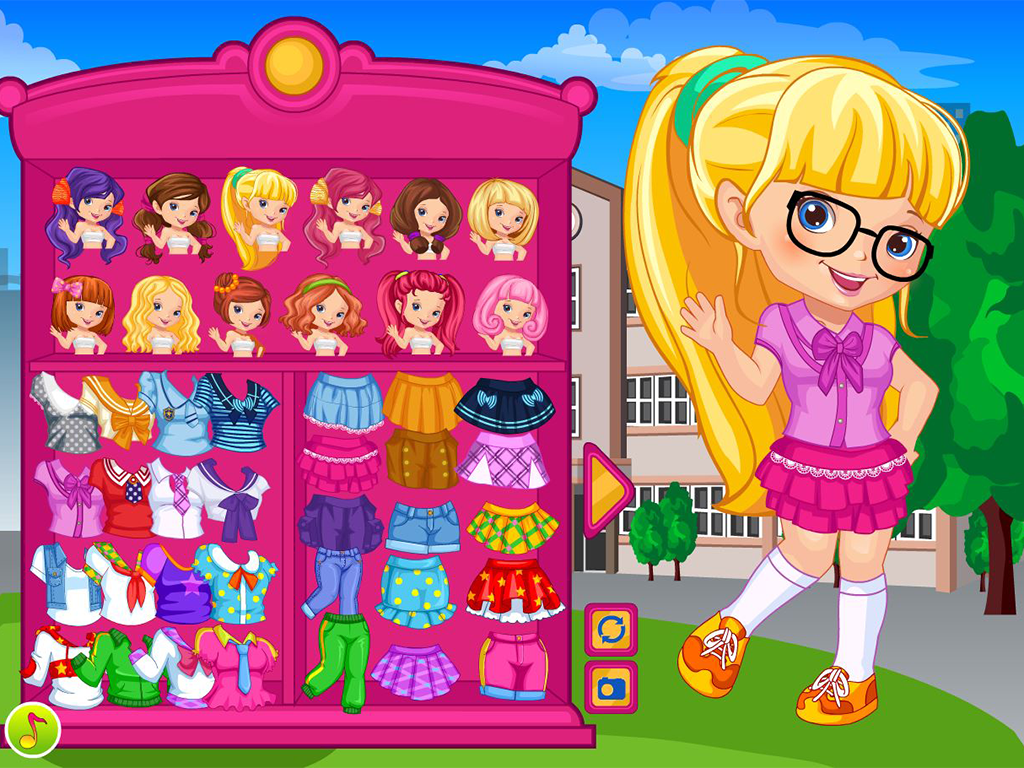 Monster High First Day Of School Dress Up Game - YouTube