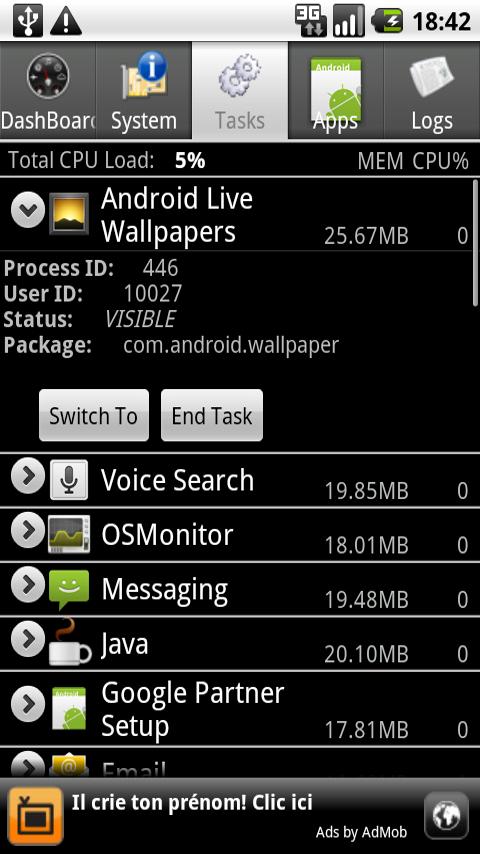 System Info for Android Screen 2