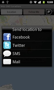 SMS Location Screenshots 1