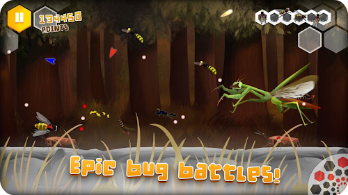 Android application Beekyr FULL: Eco Shootem up screenshort