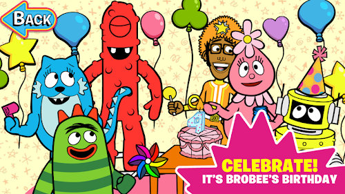 Android application Yo Gabba Gabba! Birthday Party screenshort