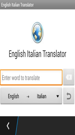 English Italian Translator