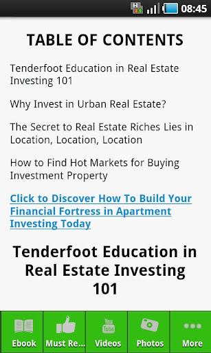 【免費書籍App】Real Estate Investment Secrets-APP點子