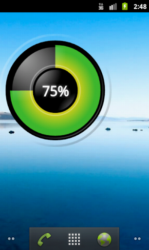 Percentage Battery Widget HD