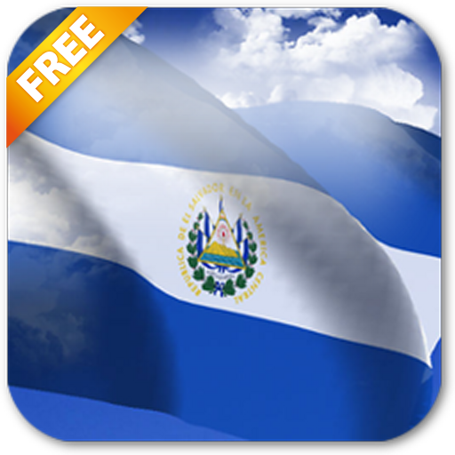 3D El Salvador Flag LWP LOGO-APP點子