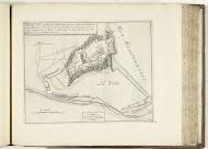 Plattegrond van Nice, 1726