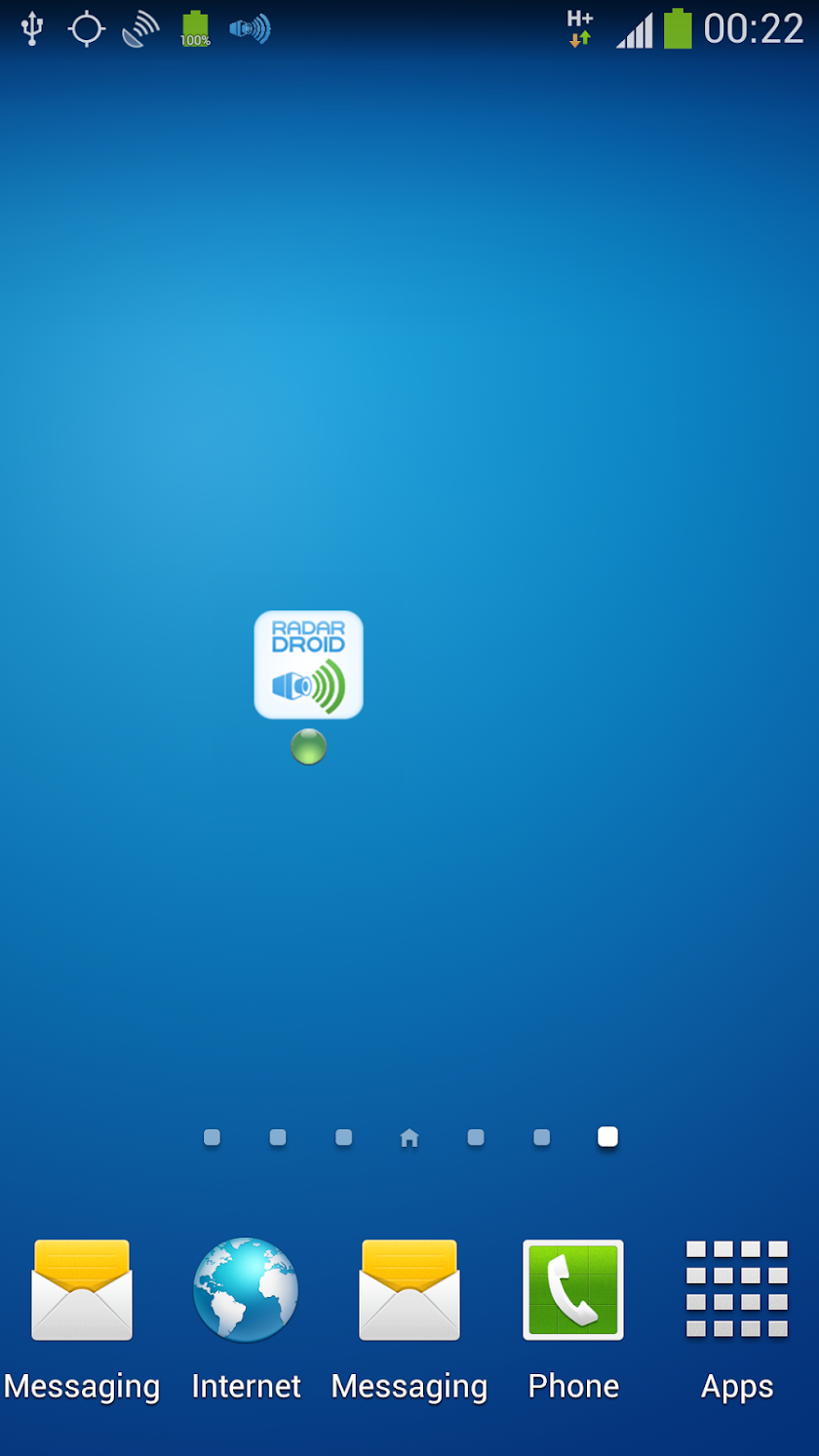Widget for Radardroid Pro Screen 3