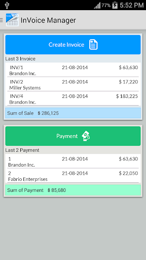 Simple Invoice Manager