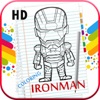 Amazing Iron Guy Coloring