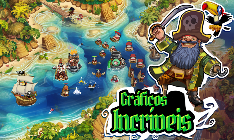   Pirate Legends TD: captura de tela 