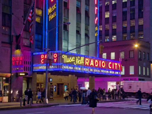 radio-city-music-new-york - Radio City Music Hall in New York City.