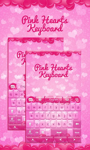 Pink Hearts Keyboard