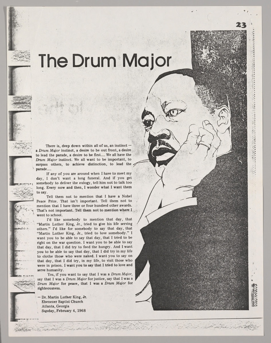 Sermon Excerpts From The Drum Major Instinct Google Arts Culture