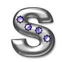 Bling-bling S-monogram logo