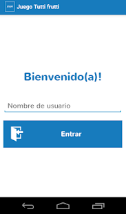 Captura de pantalla de la aplicacion Android Stop! Game (Scattergories)