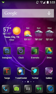 Screenshot Pure HD2 Apex Nova ADW Theme v1.0