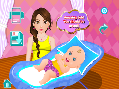 download Mengganti popok bayi game free