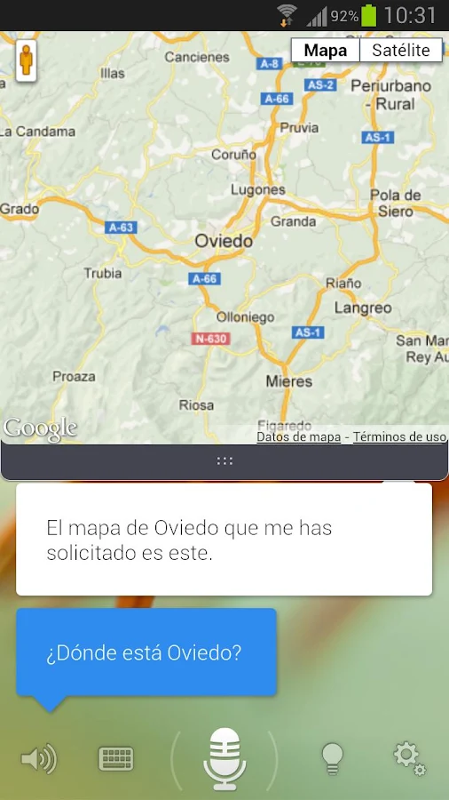 Asistente (Siri alternativa) - screenshot