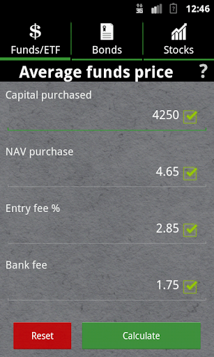 ETF Average Price Calculator