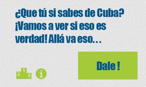 Android application Cubanómetro screenshort
